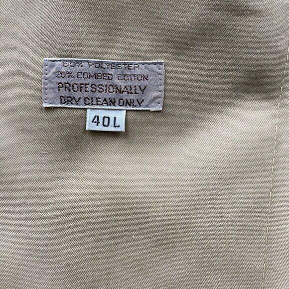 Men's Christian Dior Tan Trench Coat Size 40L - Picture 6 of 15